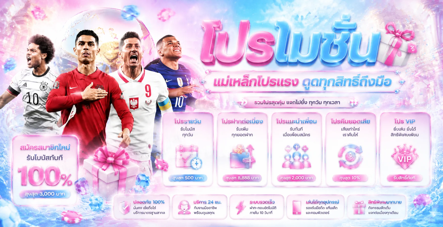 หน้าเข้าสู่ระบบและสมัครสมาชิกใหม่ของเว็บ PTGAME24